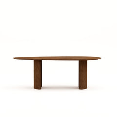 HSM Collection-Organische Eettafel Tide -240x110x76-Bruin-Acacia