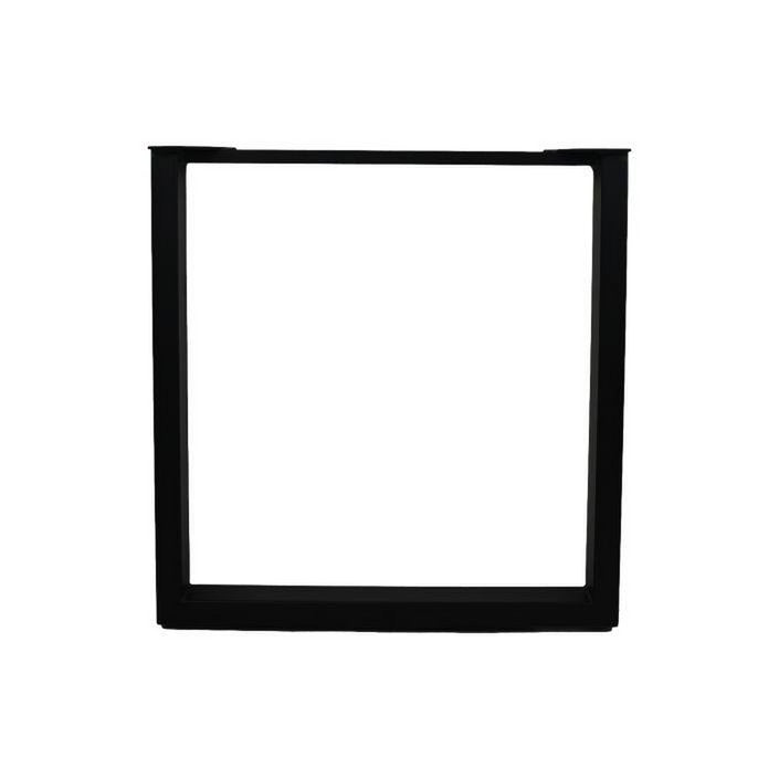 Eettafel U-poten - 70x8x72 - Zwart - Metaal - Set van 2
