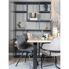 Vakkenkast Huub - Zwart - 175x145x40