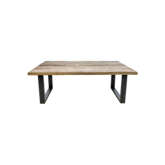 HSM Collection-Rechthoekig Tafelblad Portland -180x90x2,5+2,5-Naturel-Mango