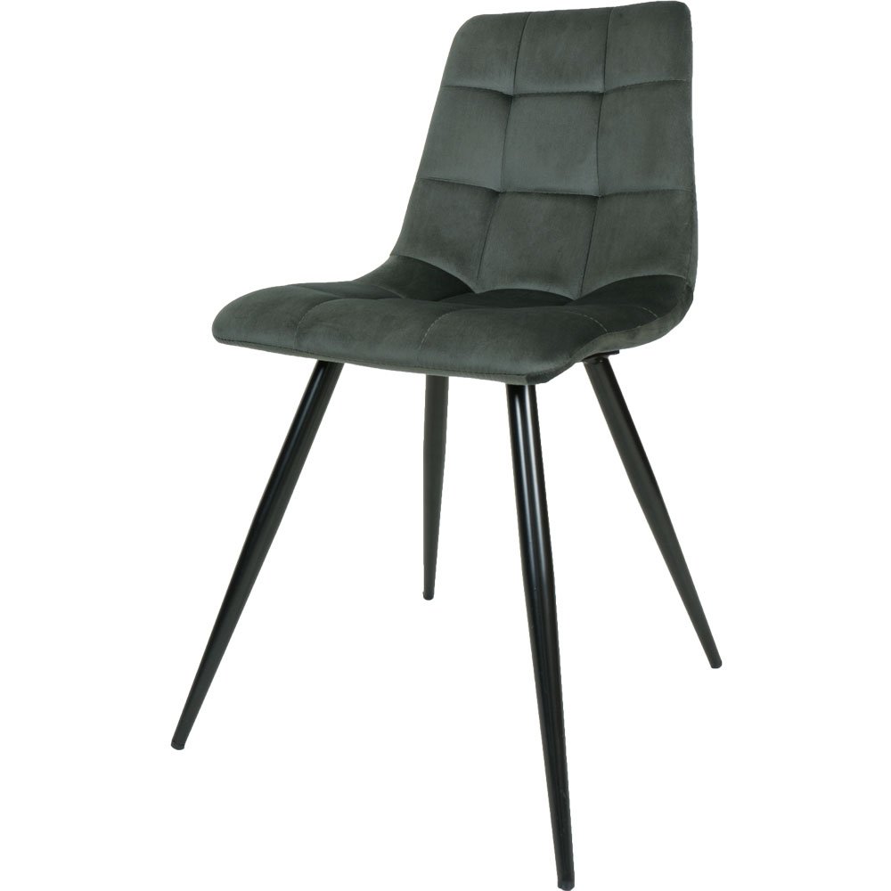 Eetkamerstoel Galgary Army Green Vintage Velvet