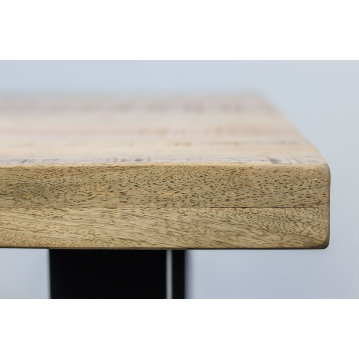 HSM Collection-Rechthoekig Tafelblad Portland-240x100x2,5+2,5-Naturel-Mango