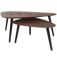 Salontafel Jamal – Espresso – Set van 2