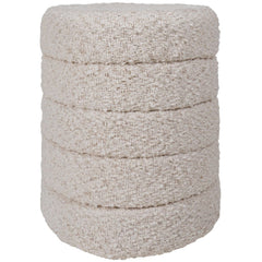 Poef Rosa - Naturel - 53xø43 cm