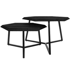 Salontafel Kiara - Set van 2 - Achthoekige tafeltjes