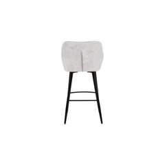 Barkruk Liverpool - Set van 2 - 56x61x107 - Fluweel/metaal - Beige