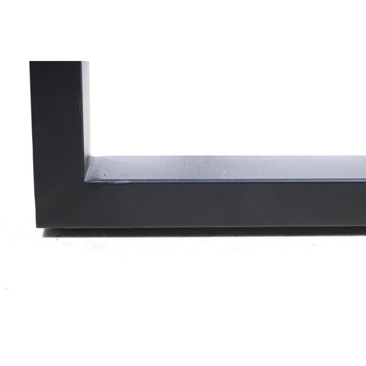 HSM Collection-Tafelpoot Model U S/2-70x10x69 (10x5)-Zwart-Metaal