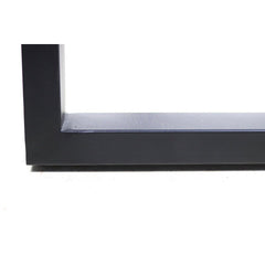 HSM Collection-Tafelpoot Model U S/2-70x10x69 (10x5)-Zwart-Metaal