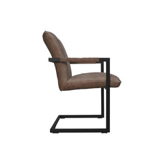 Eetkamerstoel Boston S/2 - 56x68x89 - Adore 10 Lever - Velvet/metaal