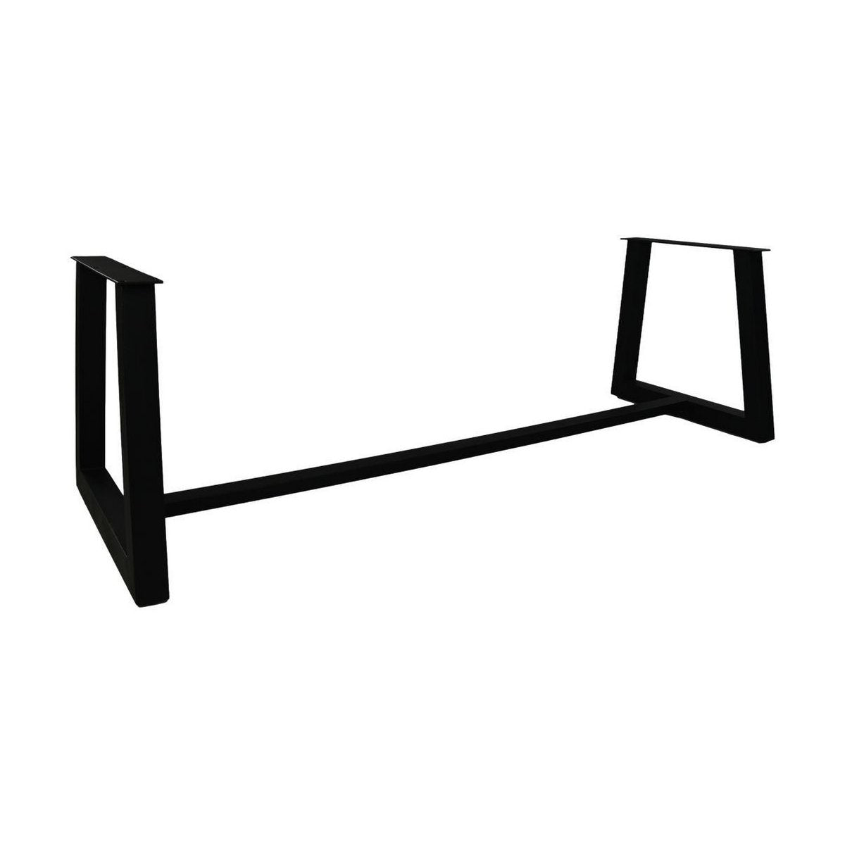 HSM Collection-Tafelonderstel Trapezium + Balk-70-85x72x7,5-Zwart-Metaal