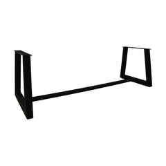 HSM Collection-Tafelonderstel Trapezium + Balk-70-85x72x7,5-Zwart-Metaal