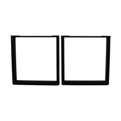 Eettafel U-poot - 70x10x72 - Zwart - Metaal