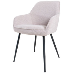 Eetkamerstoel Fenna Naturel bouclé