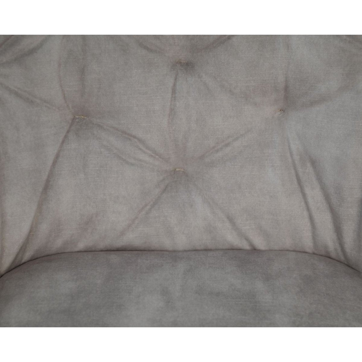 Eetkamerstoel Liverpool S/2 - 56x61x79 - Velvet/metaal - Beige/Zwart