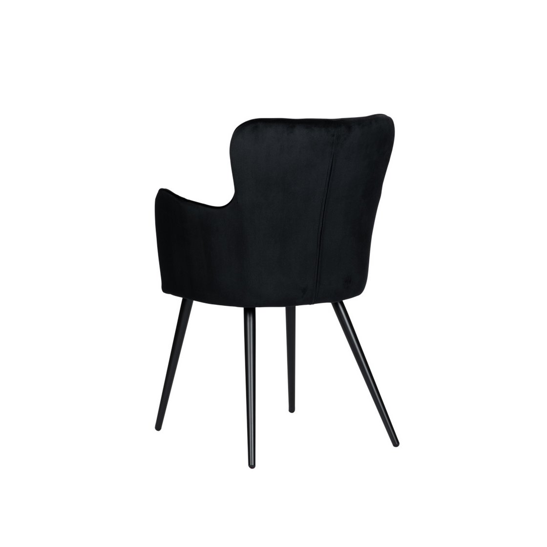 Wingstoel zwart (Set van 2)