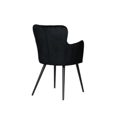 Wingstoel zwart (Set van 2)