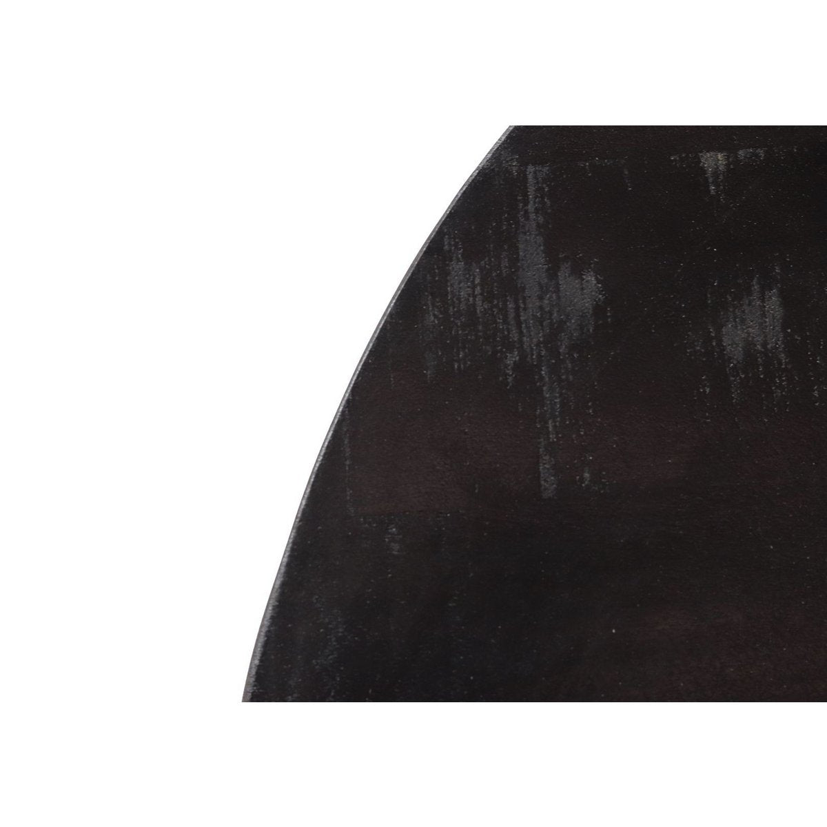 HSM Collection-Ovaal Salontafelblad-120x80x4,5-Zwart-Mango