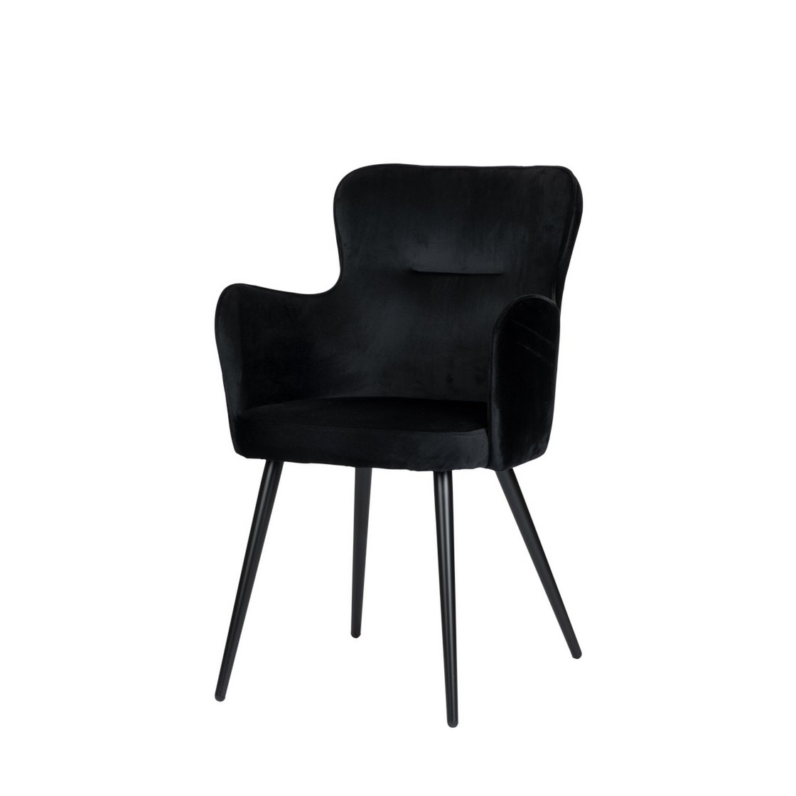 Wingstoel zwart (Set van 2)
