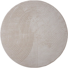 Vloerkleed Ella - Beige - Rond ø280 cm
