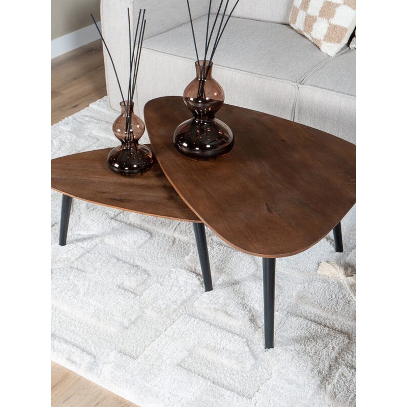 Salontafel Jamal – Espresso – Set van 2