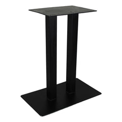 HSM Collection-Tafelonderstel 2 Pilaren-60x35x70 (60x60mm)-Zwart-Metaal