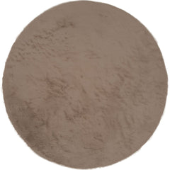 Vloerkleed Velluto - Choco – Rond ø200 cm