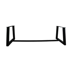 HSM Collection-Tafelonderstel Trapezium + Balk-70-85x72x7,5-Zwart-Metaal