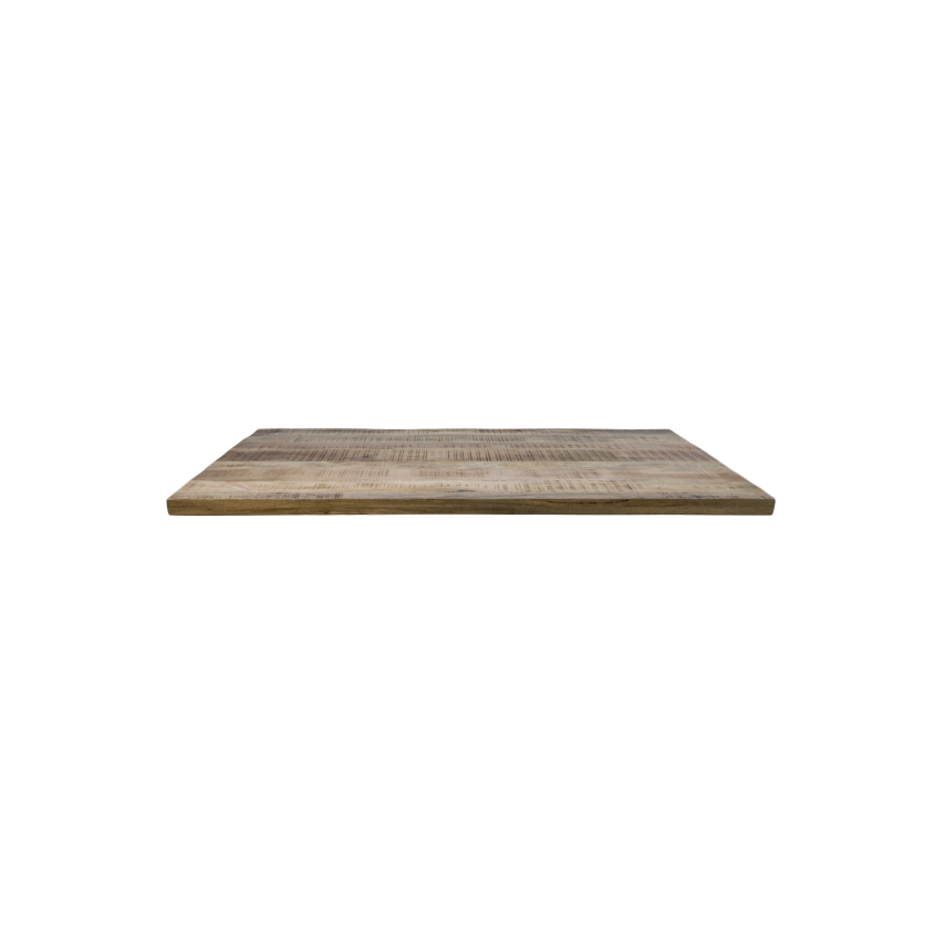 HSM Collection-Rechthoekig Tafelblad Portland -180x90x2,5+2,5-Naturel-Mango