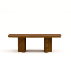 HSM Collection-Boot Salontafel Tide -130x80x40-Bruin-Acacia
