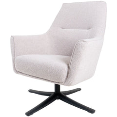 Fauteuil Ties- Bouclé- Naturel