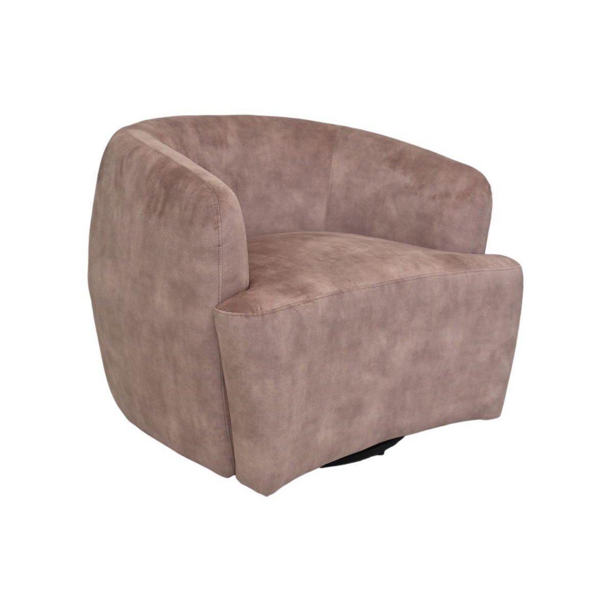 Draaifauteuil - hendel/Zwart - Adore 10 - Fluweel/metaal