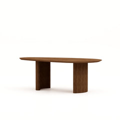 HSM Collection-Organische Eettafel Tide -240x110x76-Bruin-Acacia