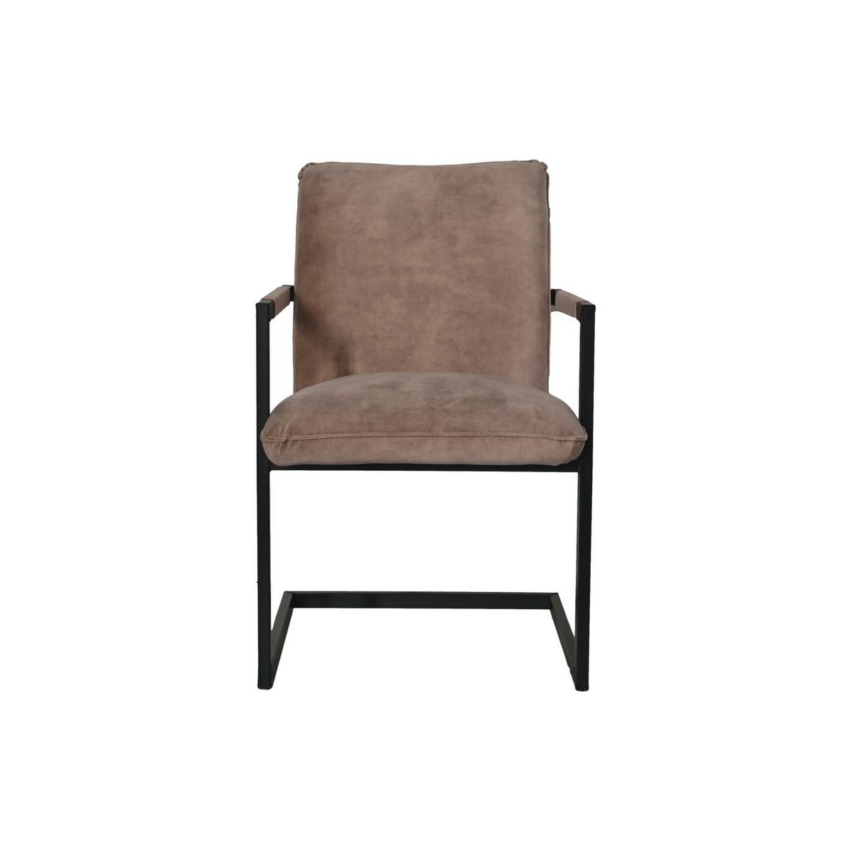 Eetkamerstoel Boston S/2 - 56x68x89 - Adore 10 Lever - Velvet/metaal