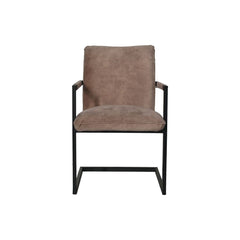 Eetkamerstoel Boston S/2 - 56x68x89 - Adore 10 Lever - Velvet/metaal
