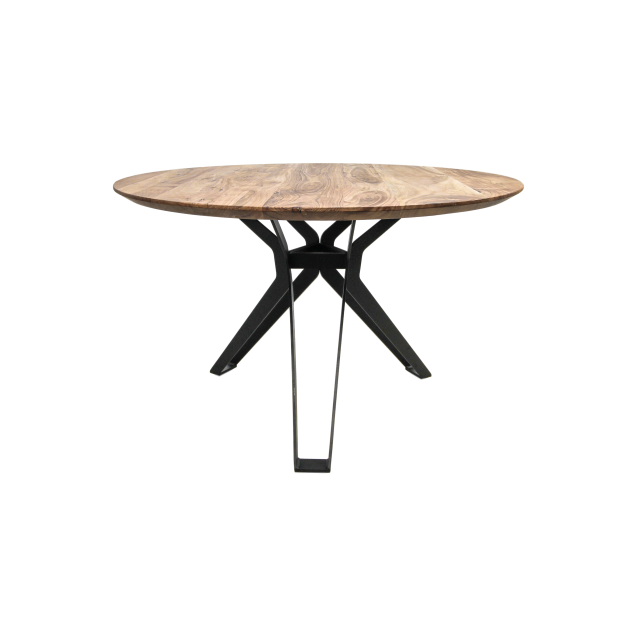 HSM Collection-Rond Tafelblad Zurich-ø100x3,8-Naturel-Acacia