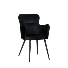 Wingstoel zwart (Set van 2)