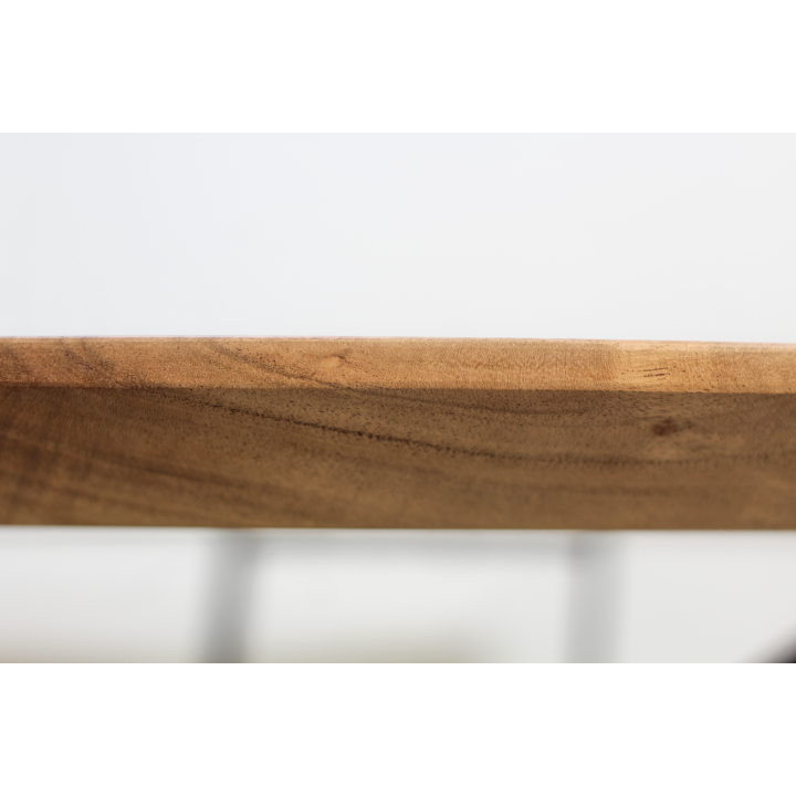HSM Collection-Ovaal Tafelblad Zurich-220x110x3,8-Naturel-Acacia