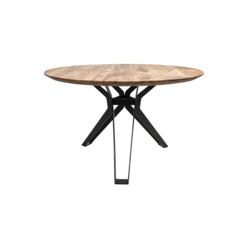 HSM Collection-Rond Tafelblad Zürich-ø120x3,8-Naturel-Acacia