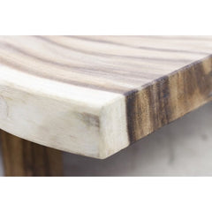 HSM Collection-Rechthoekig Tafelblad-250x90-100x6-Naturel-Munggur