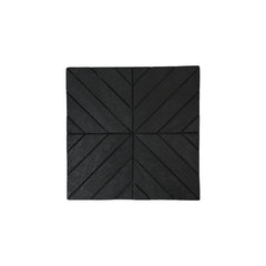 Bijzettafels Z-model - Zwart - Mangohout/ijzer - Set van 2