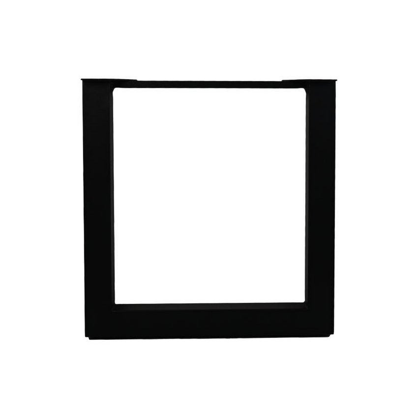 Eettafel U-poot - 70x10x72 - Zwart - Metaal