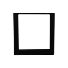 Eettafel U-poot - 70x10x72 - Zwart - Metaal