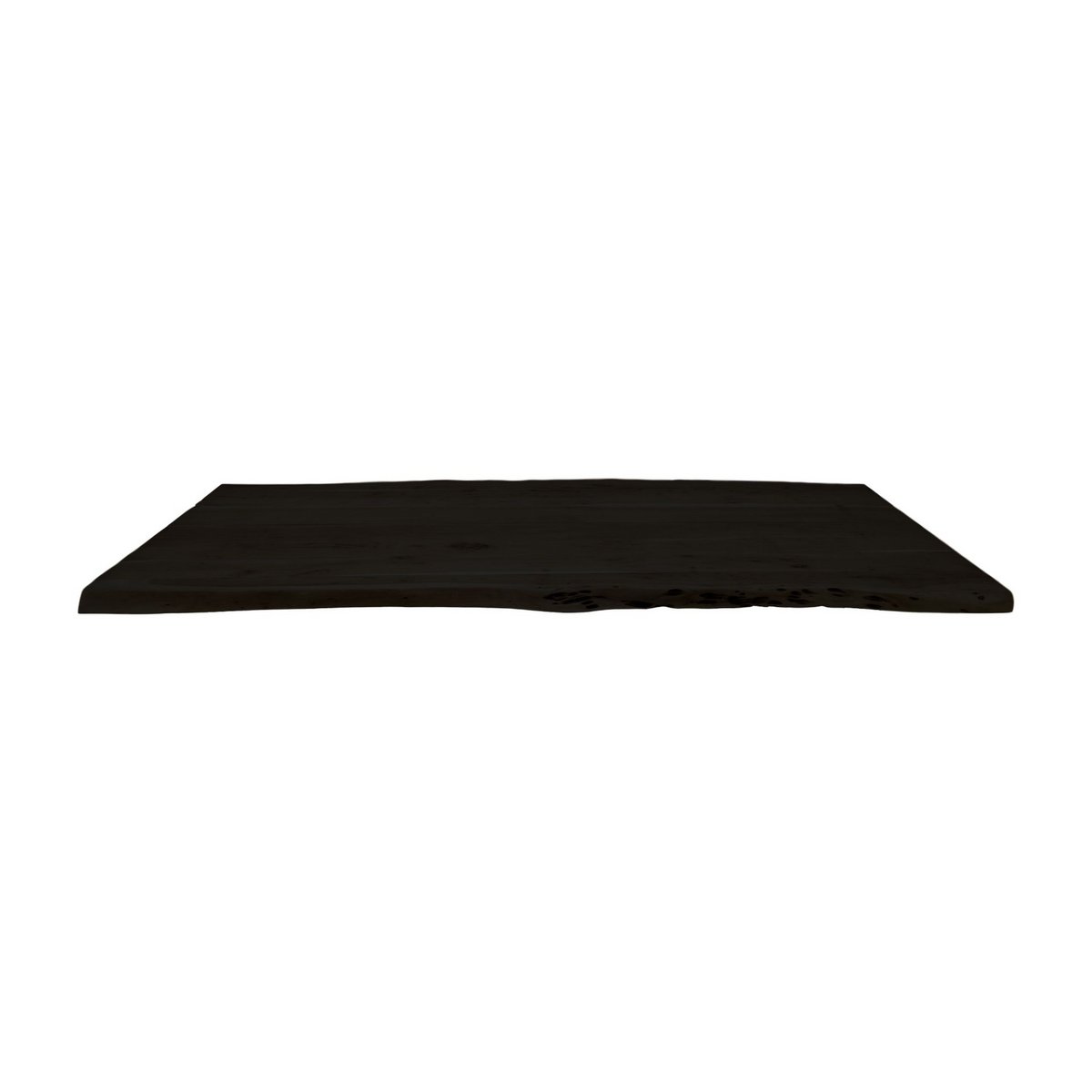 HSM Collection-Rechthoekig Tafelblad Soho- 200x100x4-Zwart-Acacia