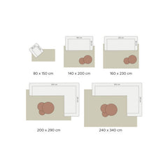Vloerkleed Velluto - Toffee – 200x280
