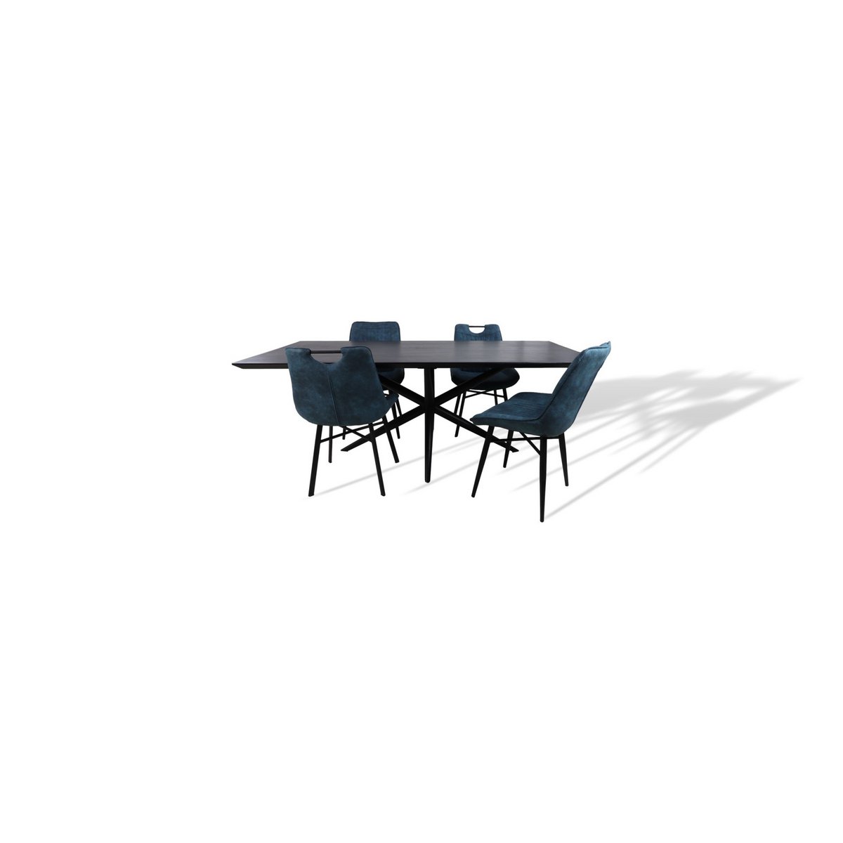 Tafelonderstel Spider Oakland -130x90x72 (65x65mm) - Zwart - Metaal