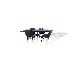 Tafelonderstel Spider Oakland -130x90x72 (65x65mm) - Zwart - Metaal