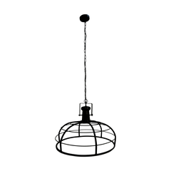 Crown Hanglamp - ø60 cm - Zwart gepoedercoat