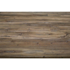 HSM Collection-Ovaal Tafelblad -180x100x4-Bruin-Teak