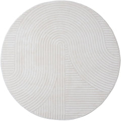 Vloerkleed Ella - Cream - Rond ø240 cm