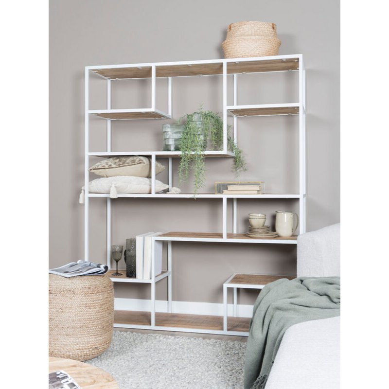 Vakkenkast Huub - Wit - 210x145x40